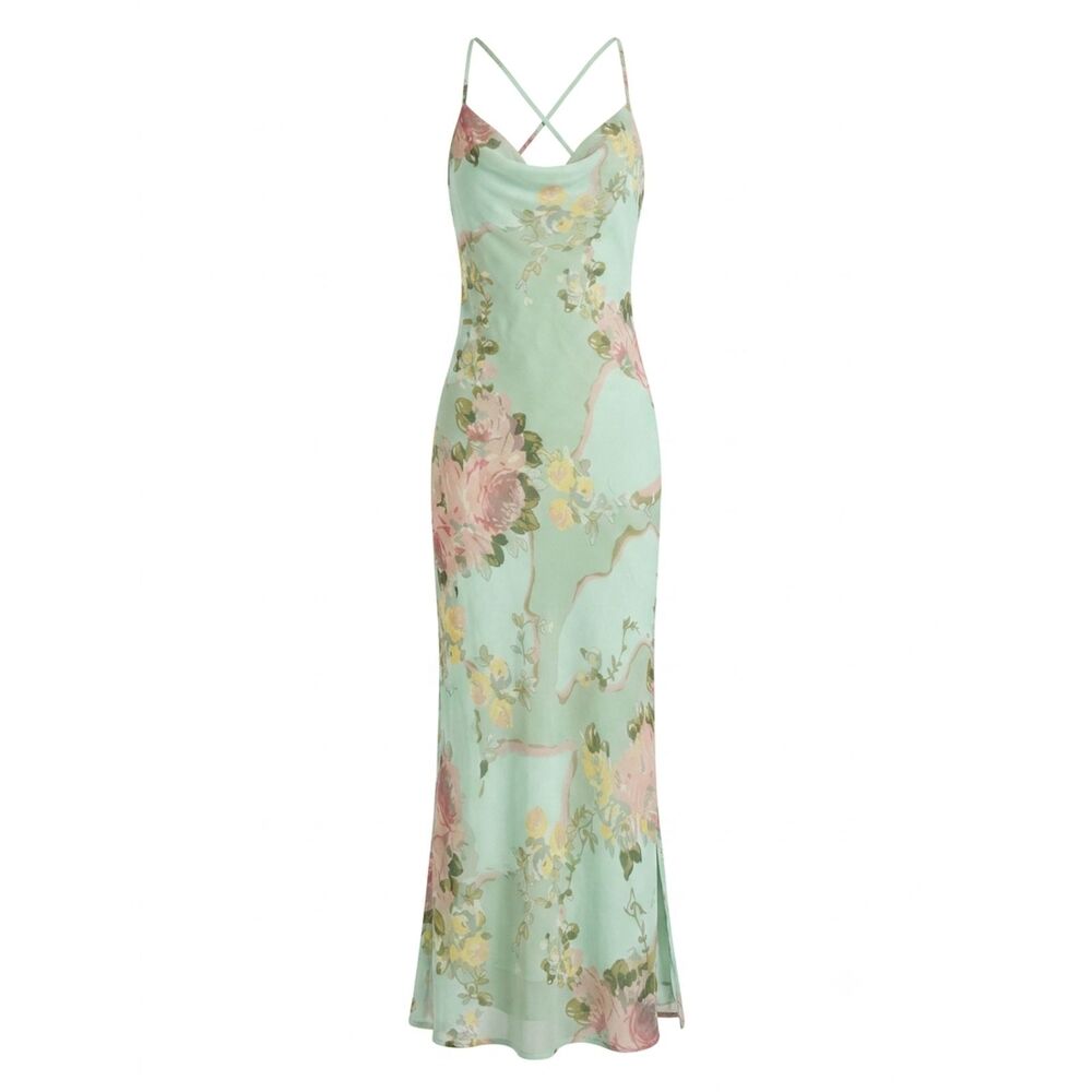 Cami Maxi Dress in Vintage Floral Print
